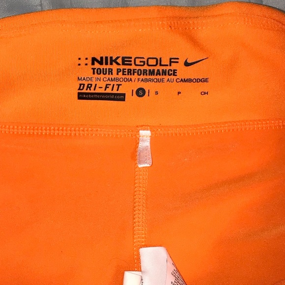Nike Golf Tour Performance Skort, Sz Small, Orange - Picture 6 of 13